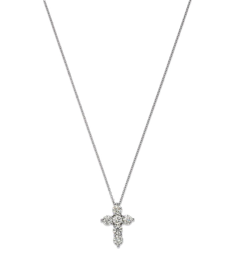 Davis Classics Cross Novelty Diamond Necklace