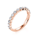 Davis Classics 14k Rose Gold Diamond Band