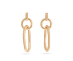 Marco Bicego 18k Yellow Gold Jaipur Gold Collection Mixed Link Double Drop Earrings