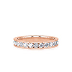 Davis Classics 14k Rose Gold Diamond Band