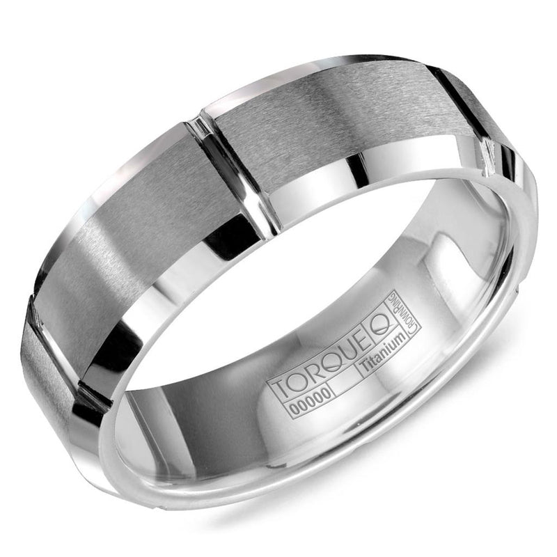 Davis Classics Men's Tungsten Carbide Comfort Fit Wedding Band