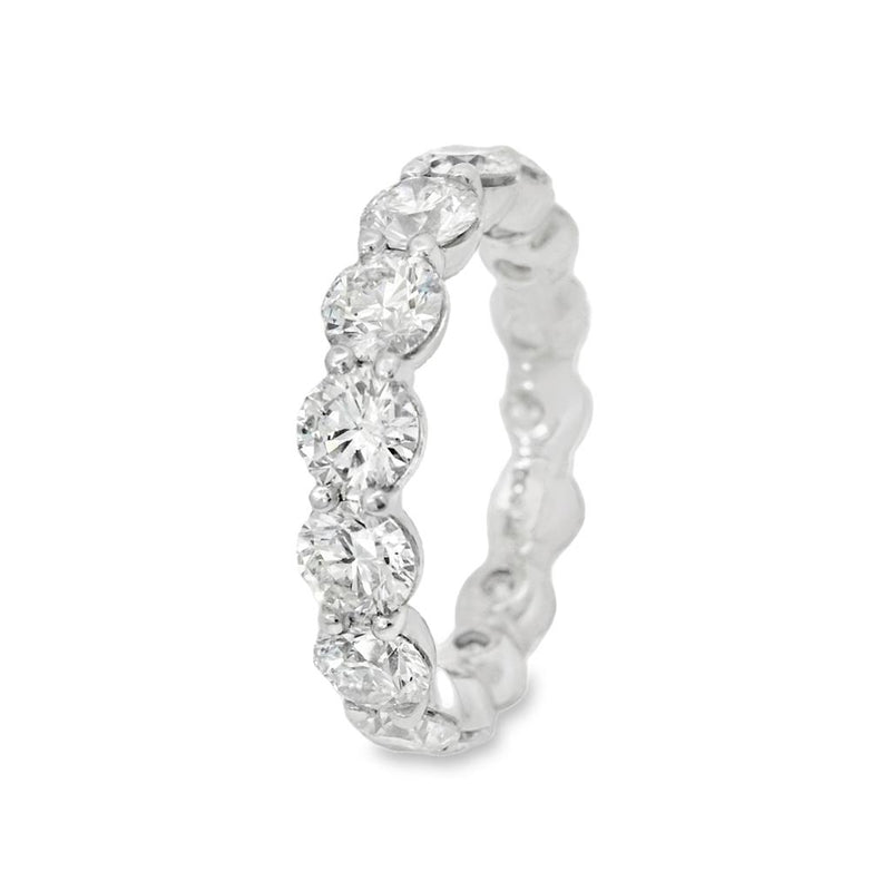 JB Star Women's Platinum Diamond Eternity Band