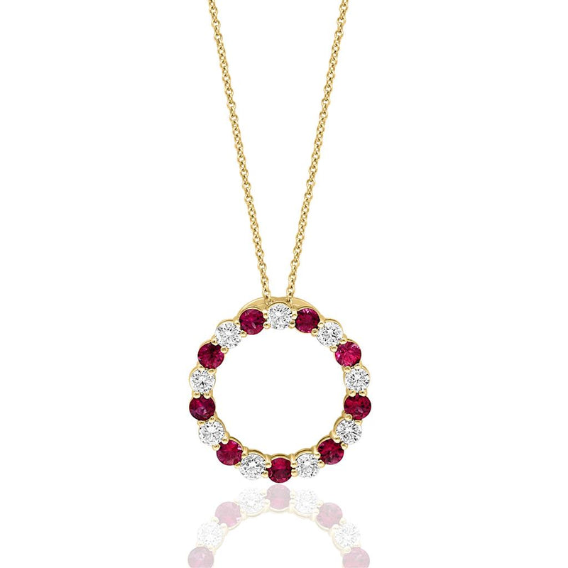 Color Gemstone Necklace