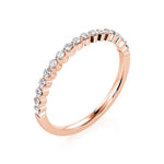 Davis Classics 14k Rose Gold Diamond Band