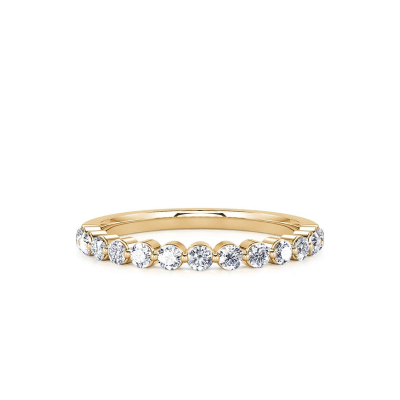 Davis Classics Women's 14k Yellow Gold Diamond Band