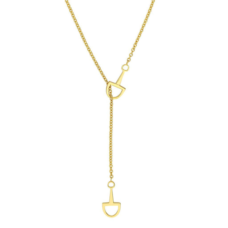 Davis Classics Lariat Horse Bit Necklace