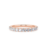 Davis Classics 14k Rose Gold Diamond Band