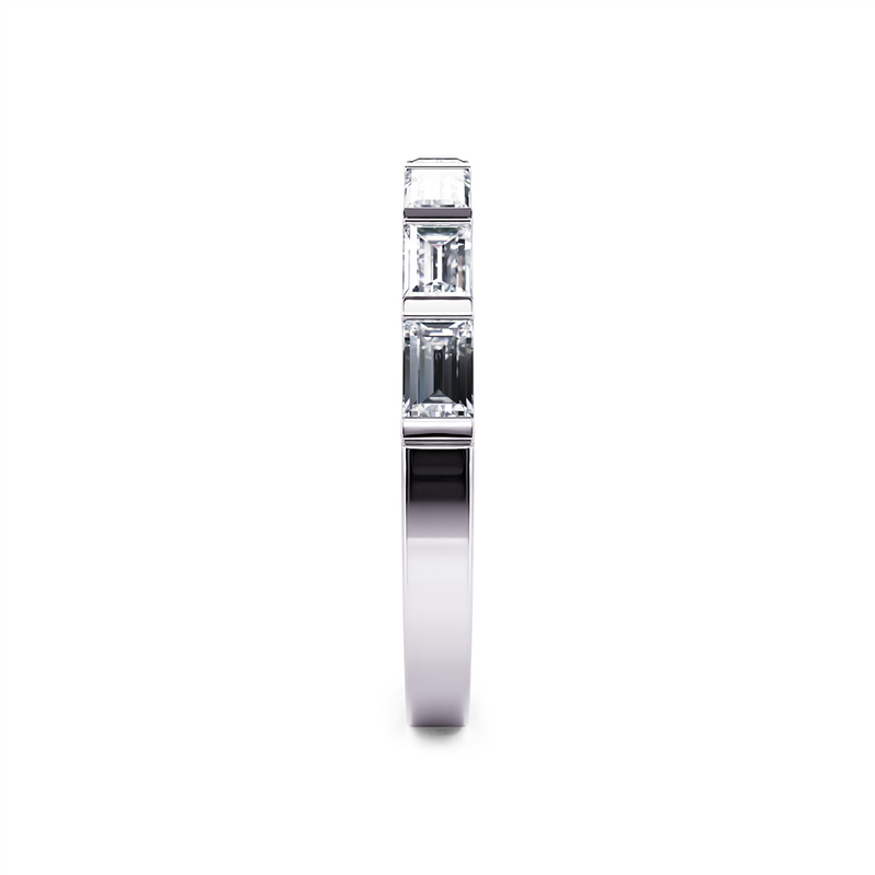 Davis Classics Women's 14k White Gold Diamond Band