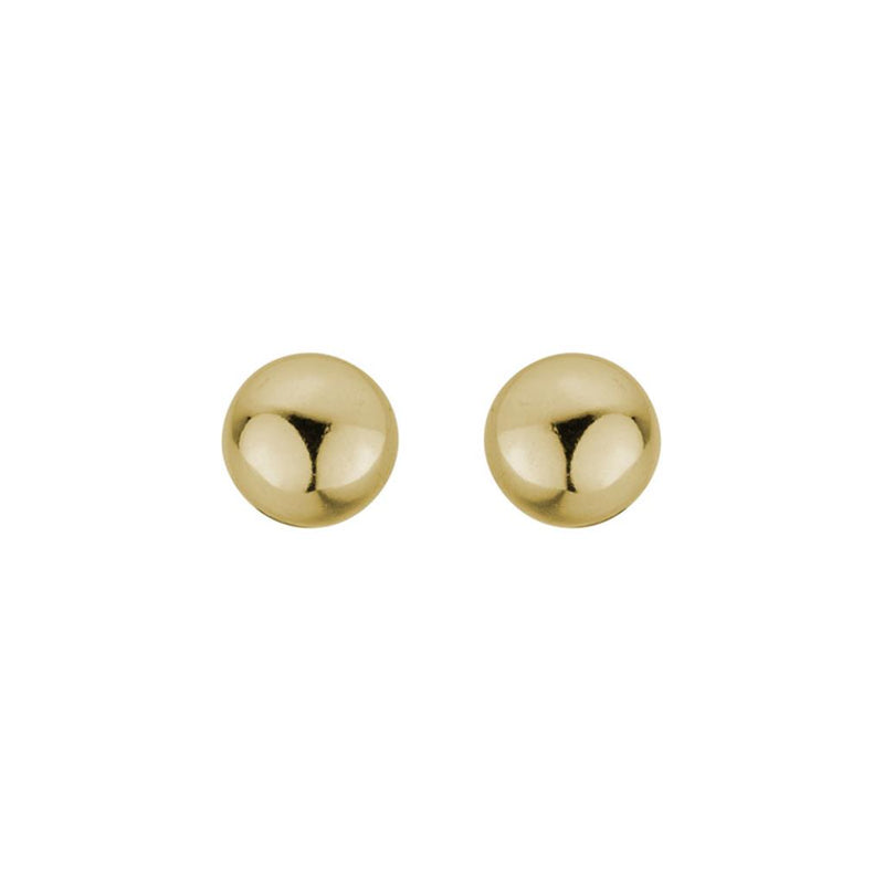 Davis Classics 14k Yellow Gold Ball Stud Earrings