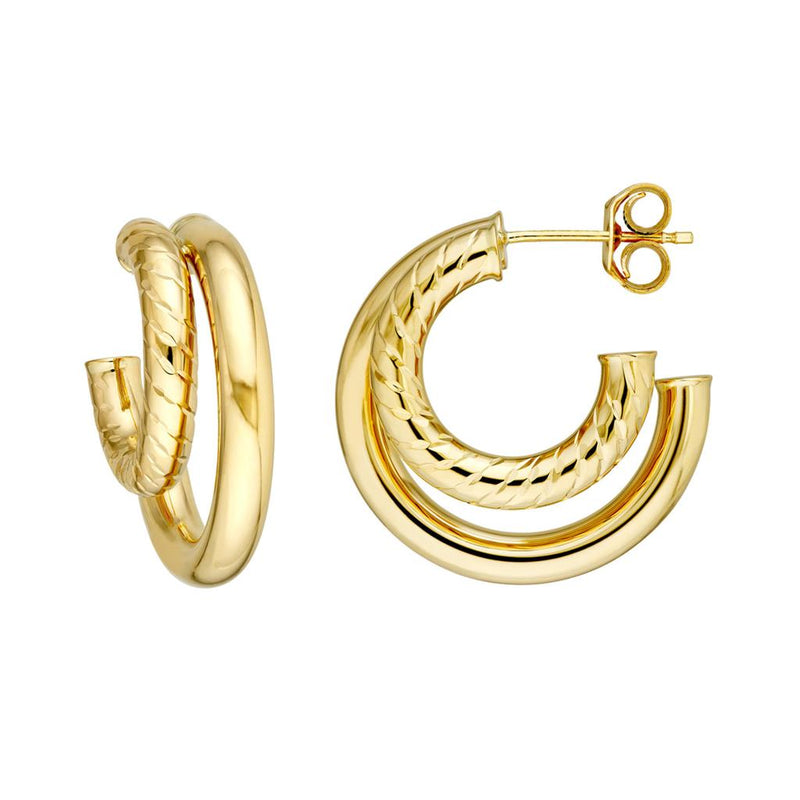 Davis Classics Hoop Earrings