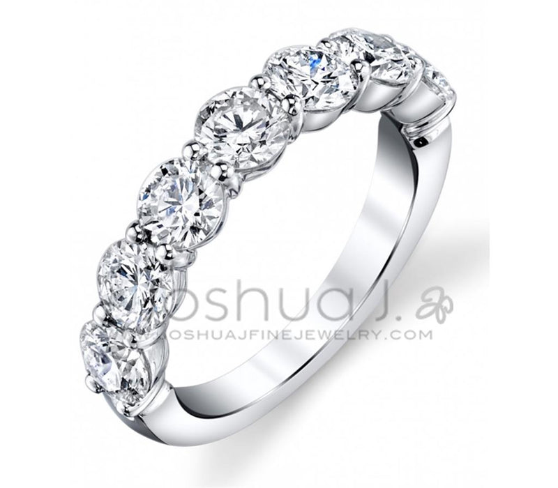 Davis Classics Women's 14k White Gold Diamond Band