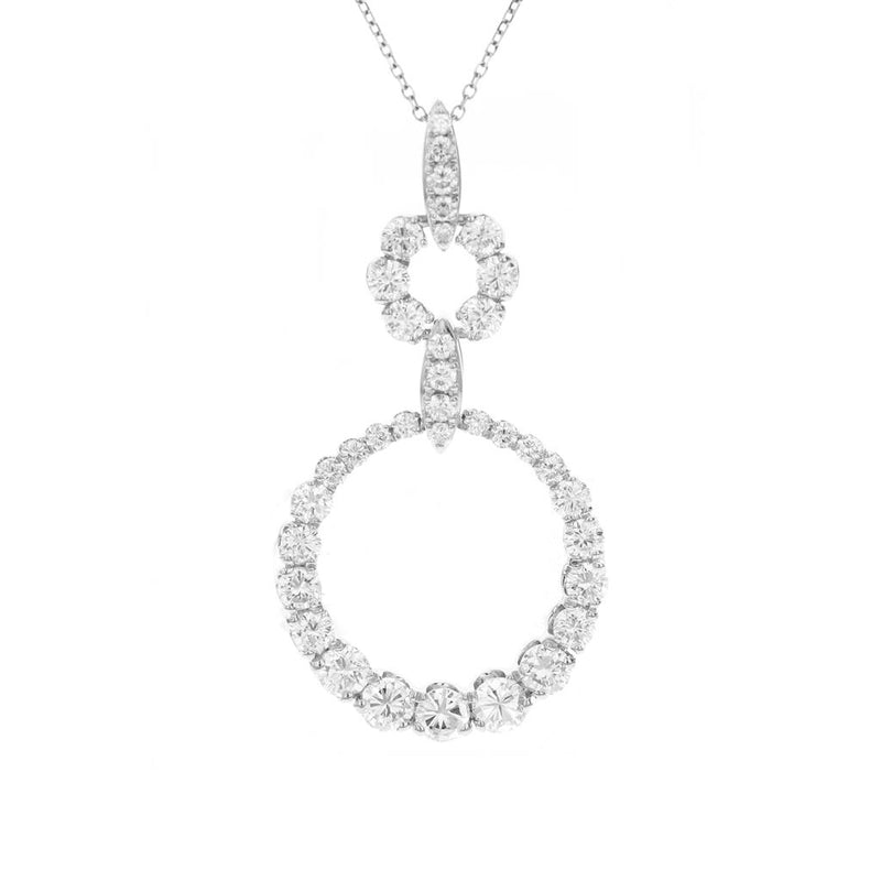 Davis Classics Drop Diamond Pendant