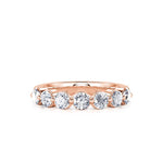 Davis Classics 14k Rose Gold Diamond Band