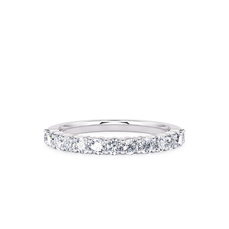 Davis Classics Women's 14k White Gold Diamond Band