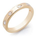 Davis Classics Women's Classic Diamond Wedding Band in 14k Yellow Gold