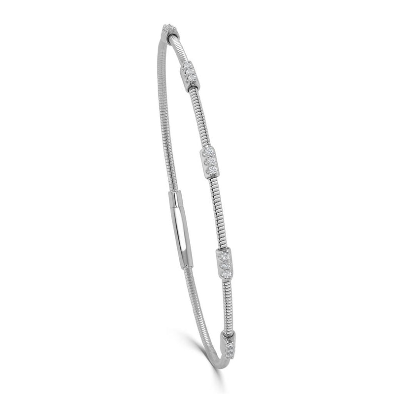 Davis Classics Diamond Bangle Bracelet