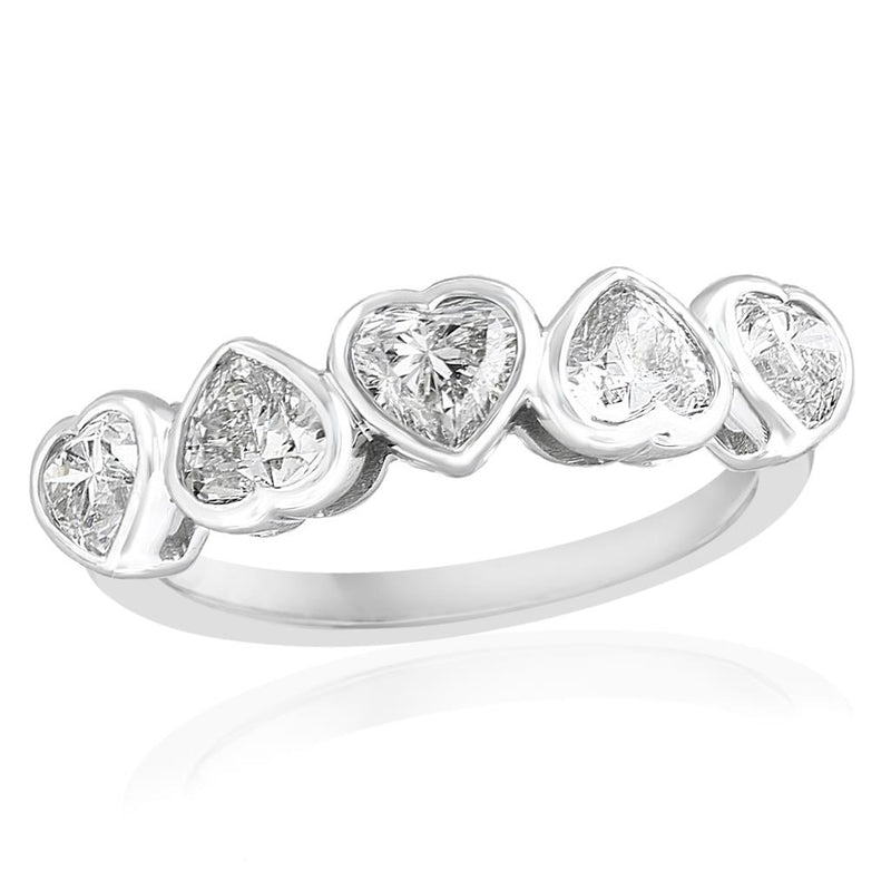 Davis Classics Novelty Diamond Fashion Ring in 14k White Gold