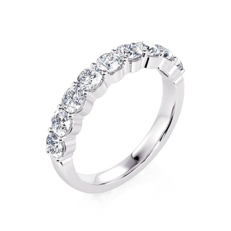 Davis Classics Women's 14k White Gold Diamond Band