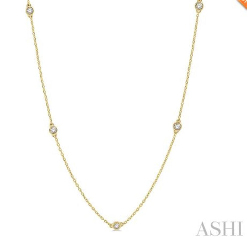 Davis Classics Diamond By The Yard Diamond Necklace