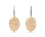 Marco Bicego 18k Yellow Gold Siviglia Collection Diamond Short Drop Earrings