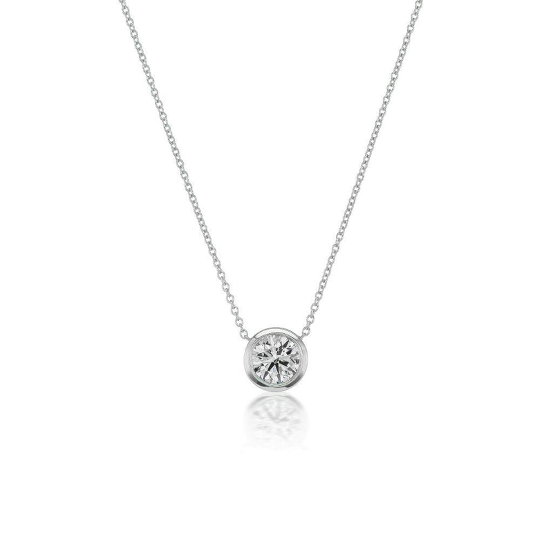 Davis Classics Solitaire Diamond Necklace