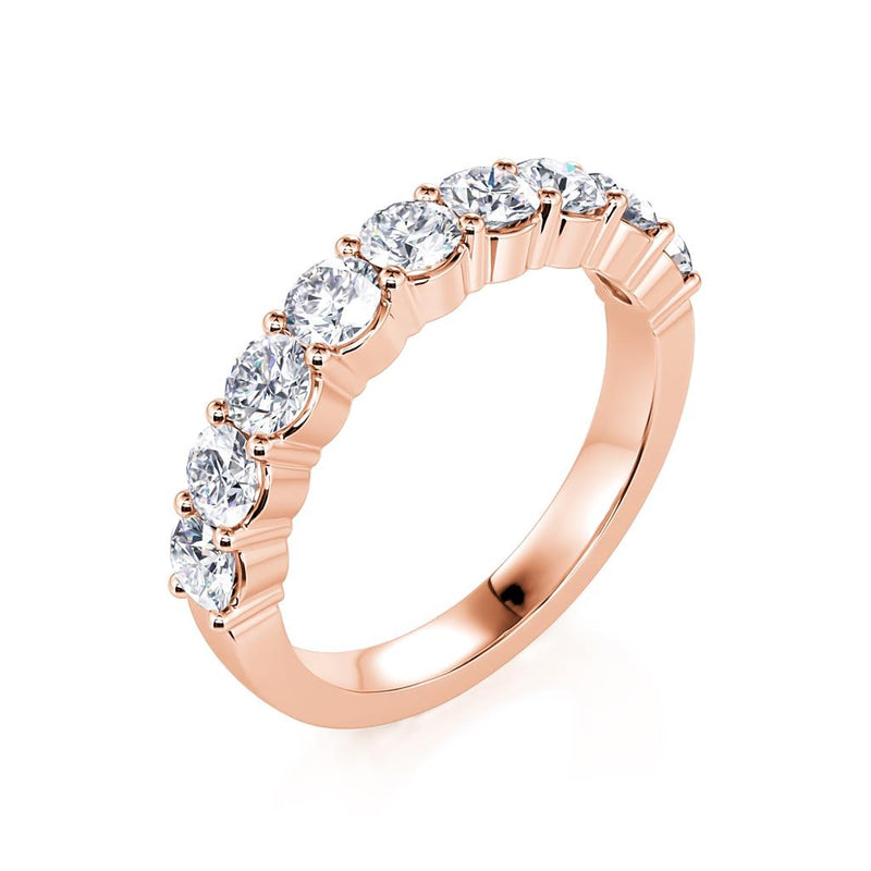 Davis Classics 14k Rose Gold Diamond Band