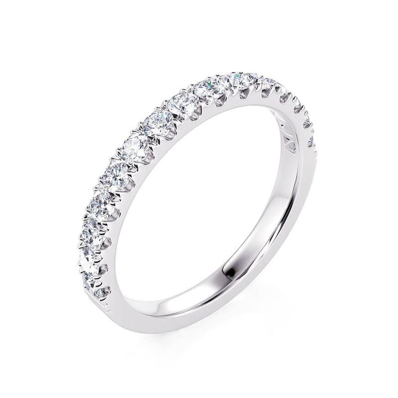 Davis Classics 14k White Gold Diamond Band