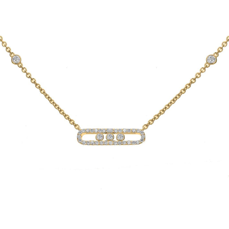 Davis Classics Link Diamond Necklace