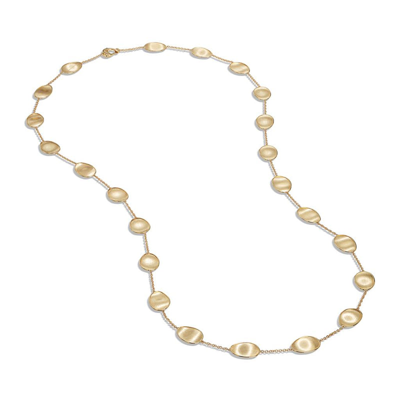 Marco Bicego 18k Yellow Gold Lunaria Collection Large Station Necklace