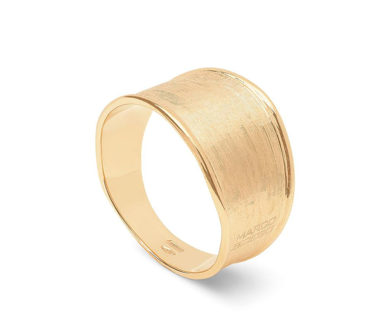 Marco Bicego 18k Yellow Gold Lunaria Collection Hand-Engraved Fashion Band