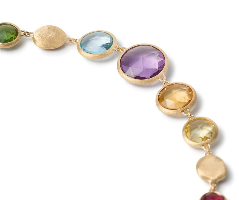 Marco Bicego 18k Yellow Gold Jaipur Collection Mixed Gemstone and Bead Bracelet