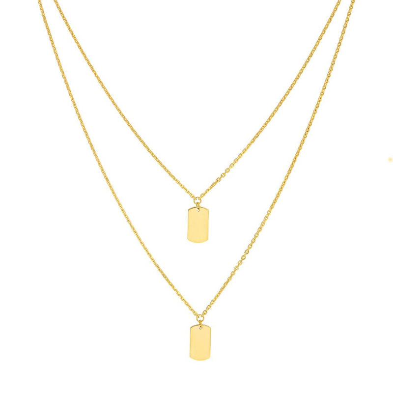 Davis Classics Multi Strand Bar Necklace