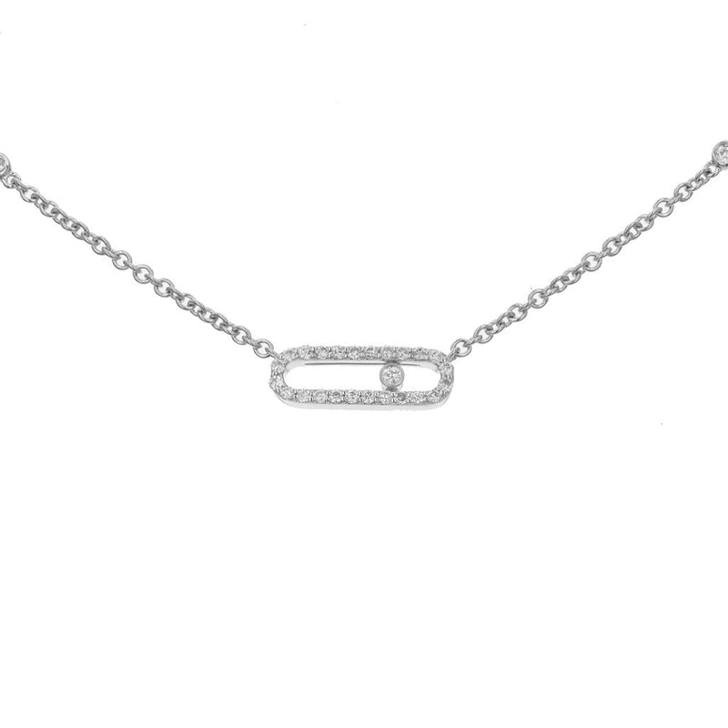 Davis Classics Link Diamond Necklace