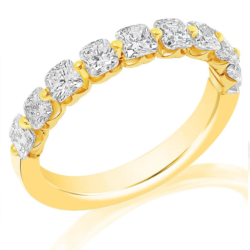 Davis Classics Women's Classic Diamond Wedding Band in 14k Yellow Gold