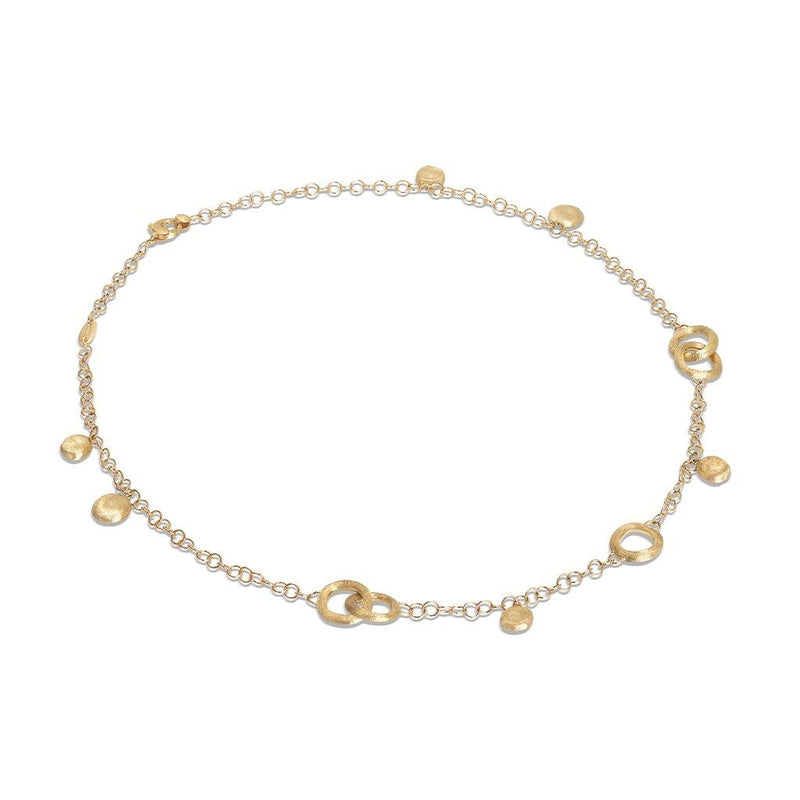 Marco Bicego 18k Yellow Gold Jaipur Link Collection Charm Necklace