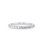 Davis Classics Women's 14k White Gold Diamond Band