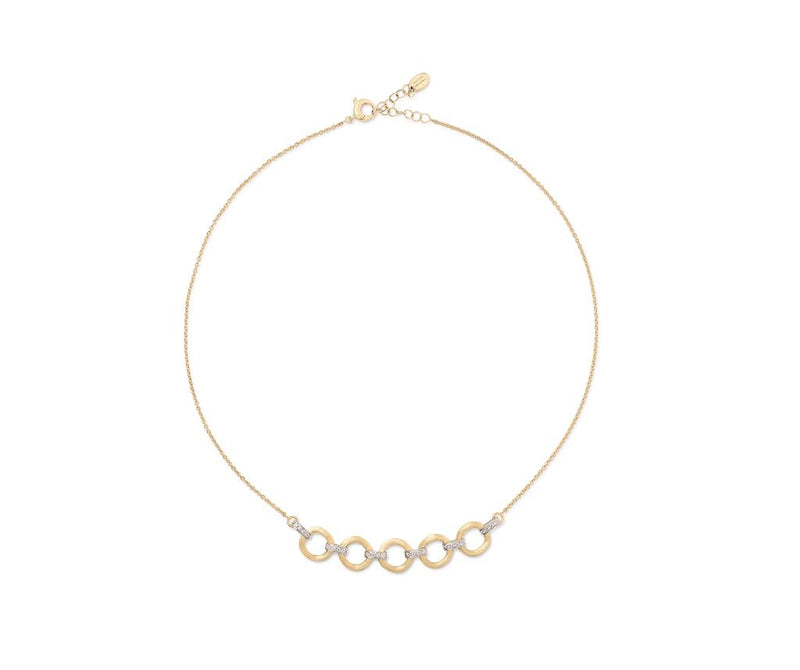 Marco Bicego 18k Yellow and White Gold Jaipur Gold Collection Link Collar Necklace