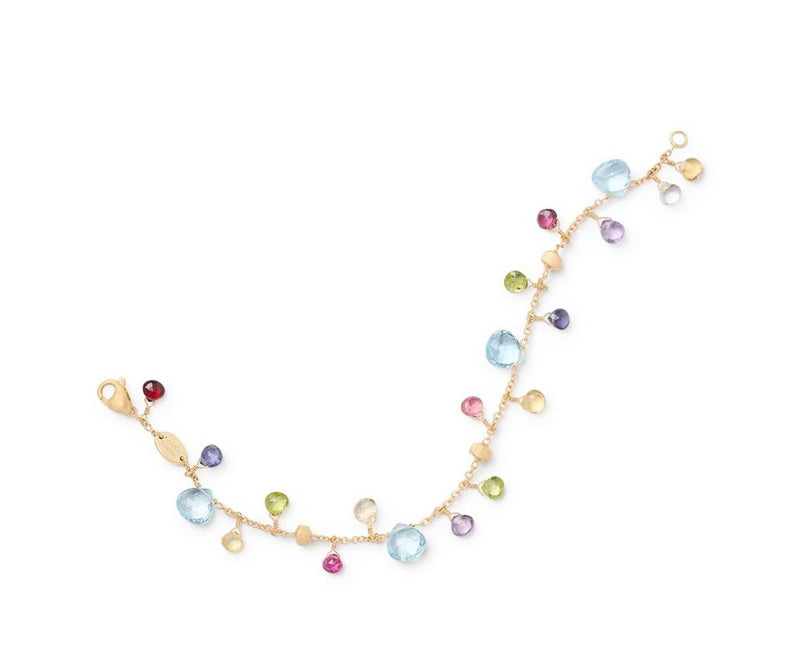 Marco Bicego 18k Yellow Gold Paradise Collection Mixed Gemstone Bracelet