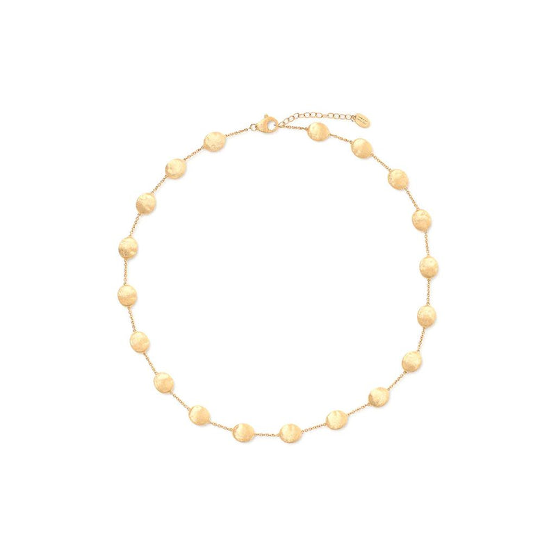 Marco Bicego 18k Yellow Gold Siviglia Collection Medium Bead Station Necklace