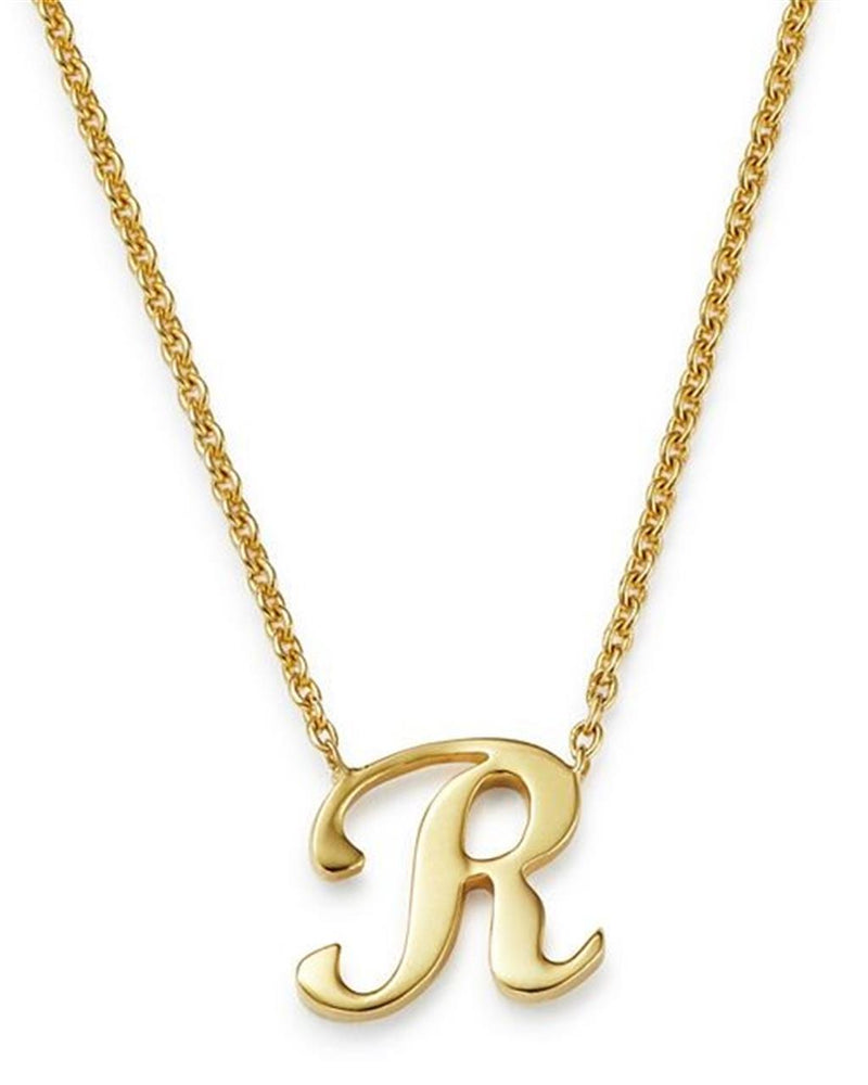 Roberto Coin 18k Yellow Gold Tiny Treasures Collection Initial R Pendant