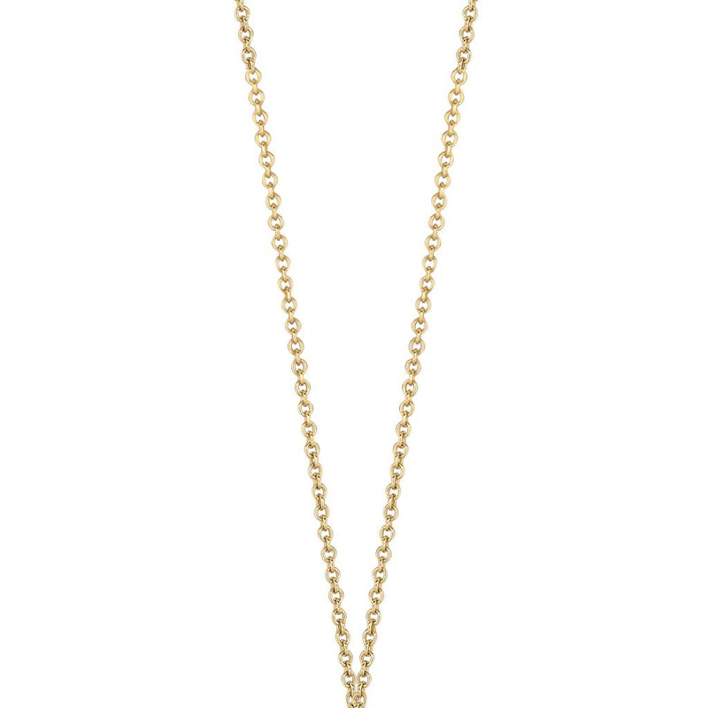 Doves 18k Yellow Gold 20" Round Cable Link Chain