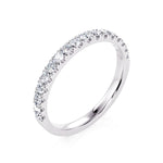 Davis Classics 14k White Gold Diamond Band