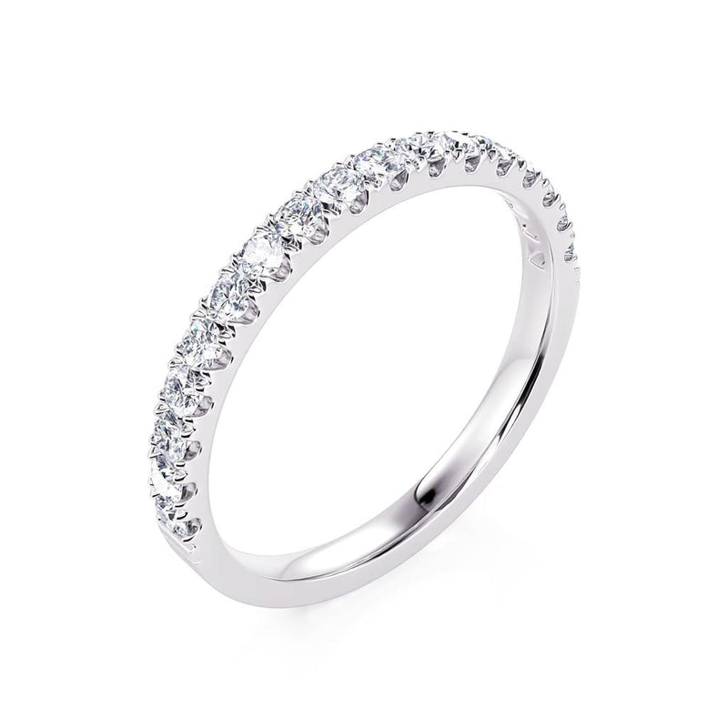 Davis Classics 14k White Gold Diamond Band