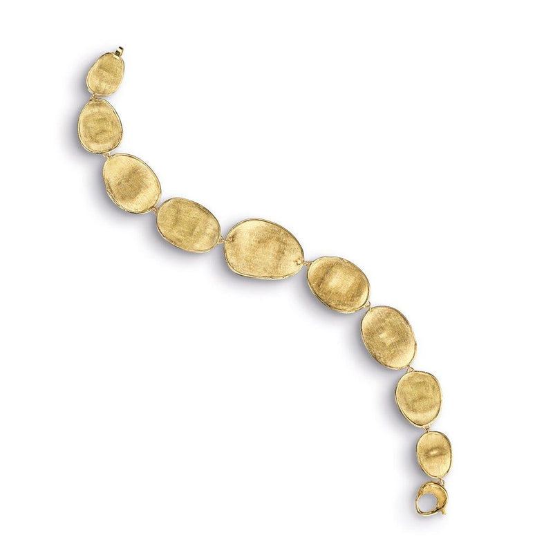 Marco Bicego 18k Yellow Gold Lunaria Collection Graduating Station Bracelet