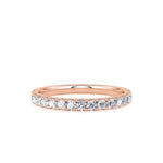 Davis Classics 14k Rose Gold Diamond Band