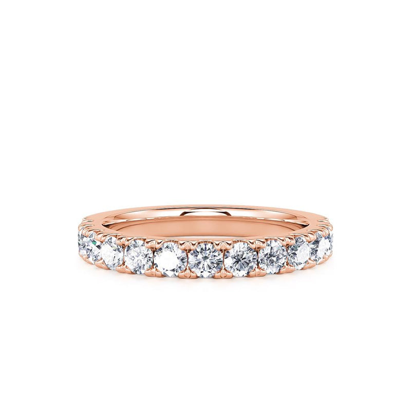 Davis Classics 14k Rose Gold Diamond Band