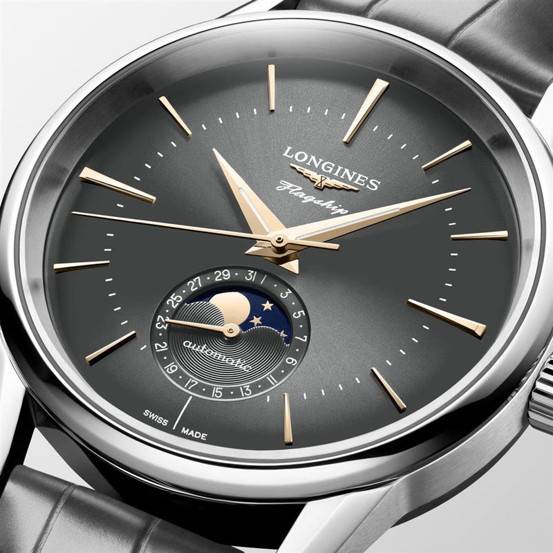 Longines Flagship Heritage Moonphase Watch