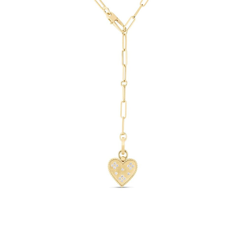 Roberto Coin Heart Novelty Diamond Pendant