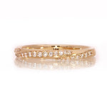 Davis Classics Women's Stackable Diamond Wedding Band in 14k Yellow Gold