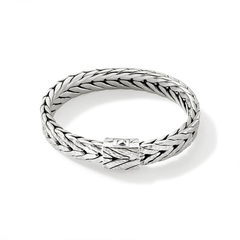 John Hardy Sterling Silver Hammered Bracelet